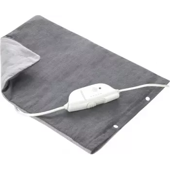 Medisana HP 605 Heizkissen, Grau, 100W, 3 Temperaturstufen, Auto-Abschaltung, waschbares Microfleece