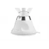 Medisana CM 850 LED Kosmetikspiegel mit 5-facher Vergrößerung, Tageslichtweiß LED, Touch-Sensor, 360° Drehung, Silber