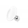 Medisana CM 850 LED Kosmetikspiegel mit 5-facher Vergrößerung, Tageslichtweiß LED, Touch-Sensor, 360° Drehung, Silber