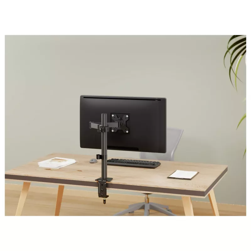 Equip Tischhalterung für 17-32 inch Bildschirme, 360° schwenkbar, 10 kg, schwarz