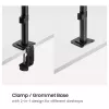 Equip Tischhalterung für 17-32 inch Bildschirme, 360° schwenkbar, 10 kg, schwarz
