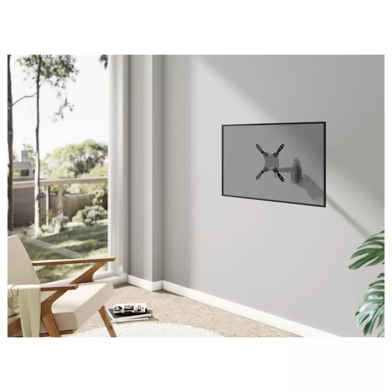 Equip VESA-Erweiterungsadapterplatte für Monitore 23-42 Zoll 30 kg Schwarz