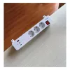 Equip Power Strip CEE 7/7 90° auf 3x Schuko / 2x USB-C + USB-A, Weiß, 1,5m