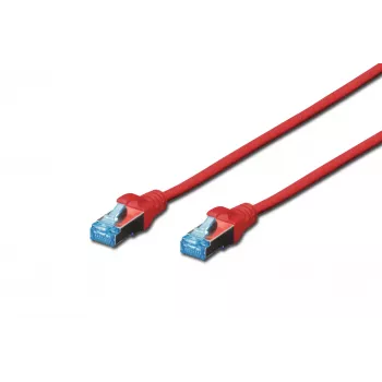 DIGITUS CAT 5e SF/UTP Patchkabel 0,5m Grau