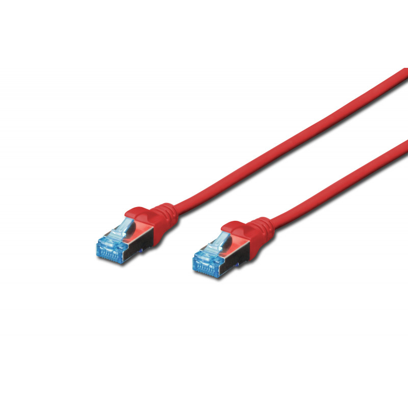 DIGITUS CAT 5e SF/UTP Patchkabel 0,5m Grau