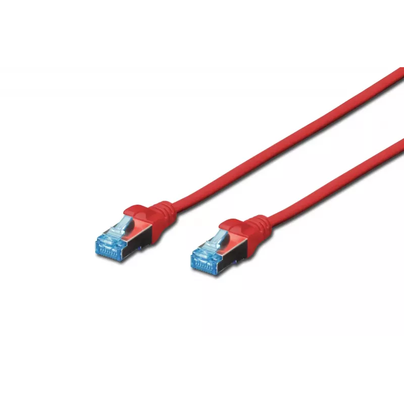 DIGITUS CAT 5e SF/UTP Patchkabel 0,5m Grau