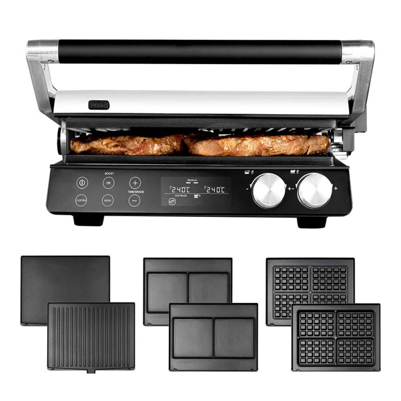 Gastroback 42423 Gourmet BBQ Advanced Smart Elektro-Kontaktgrill 2000W