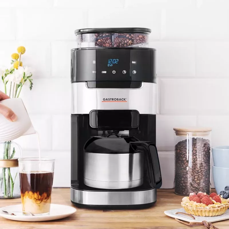 Gastroback 42711_S Kaffeemaschine Grind & Brew Pro Thermo