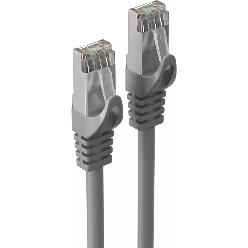 ShiverPeaks RJ45 Patchkabel S/FTP PIMF Cat7 LSZH Grau - Netzwerkkabel - 2m