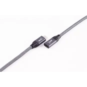 ShiverPeaks BASIC-S USB-C Verlängerungskabel, USB 3.2 Gen 2, 2,0 m, Schwarz