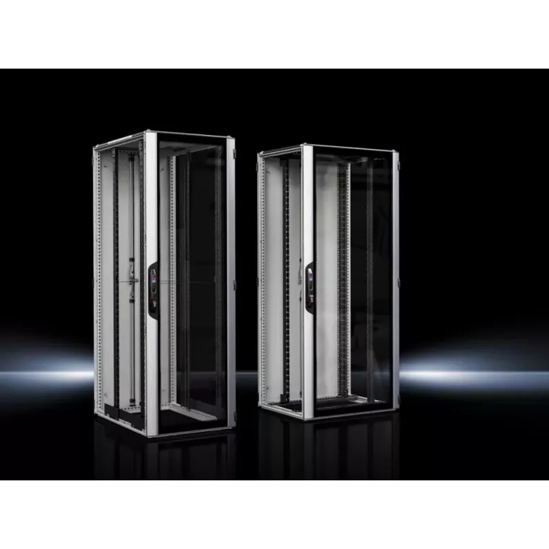 Rittal VX IT Netzwerkschrank 24U 19 inch 800x800x1200mm Lichtgrau/Jet Black