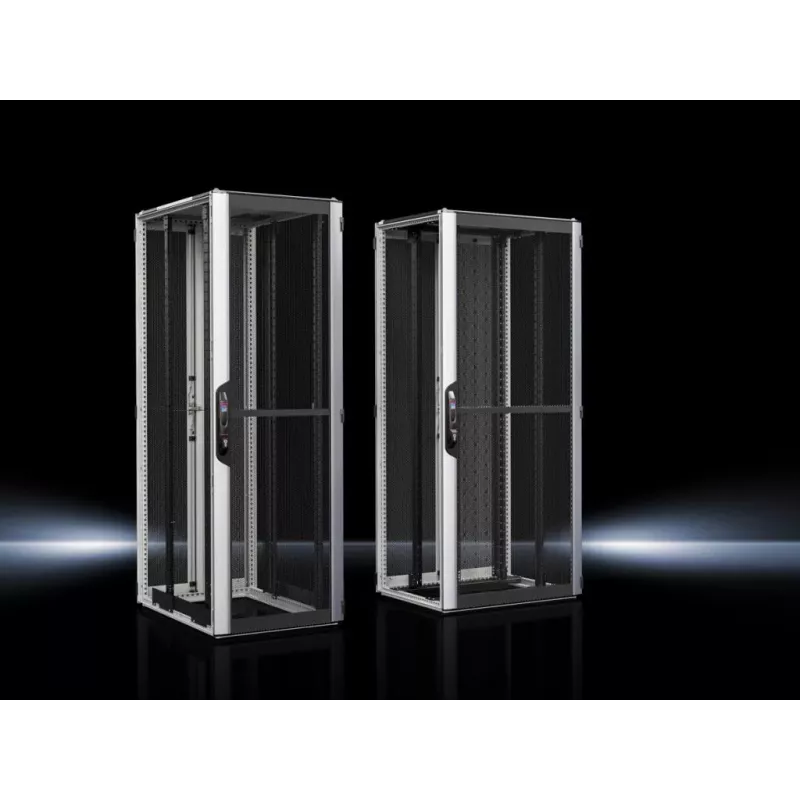 Rittal VX IT Netzwerk-Server-Rack-Schrank 42U 19 inch 800x1000x2000mm Silber/Schwarz