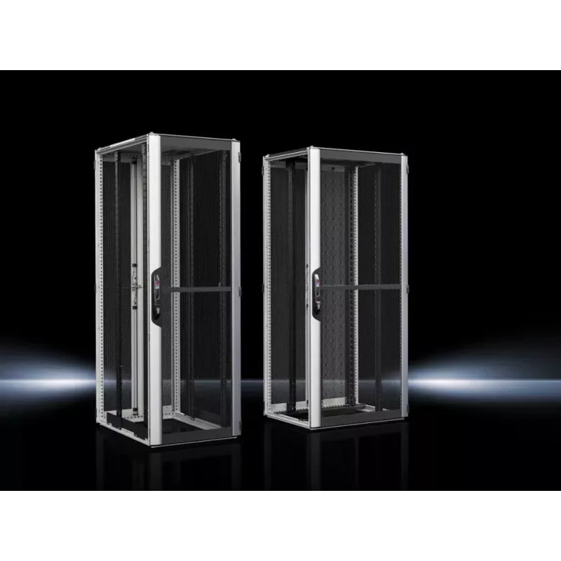 Rittal VX IT Netzwerk-Server-Rack-Schrank 42U 19 inch 800x1000x2000mm Silber/Schwarz