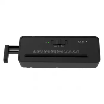 GENIE 260 S Plus Aufsatz-Aktenvernichter Streifenschnitt 6 Blatt Schwarz