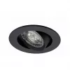 SYNERGY21 Helios LED Einbau-Deckenspot Schwarz Rund Schwenkbar Warmweiß 5W 400lm 2700K