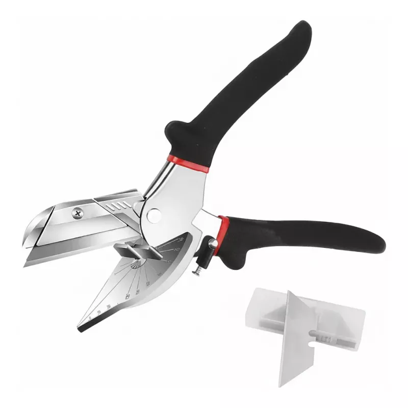 SYNERGY21 21-Tools-Winkelschneider - Gehrungsschere - 11 Klingen, SK5-Stahl, 45-135°