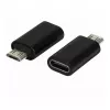 Synergy21 ALLTRAVEL USB-C Stecker auf Micro-USB Buchse Adapterkabel - Schwarz