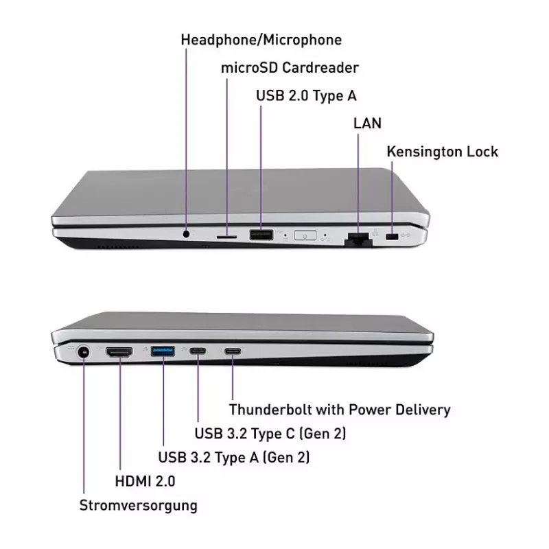 TERRA MOBILE 1551R i5-1335U W11P 15,6 inch Full HD IPS Laptop, 16GB RAM, 500GB SSD, Deutsche Tastatur