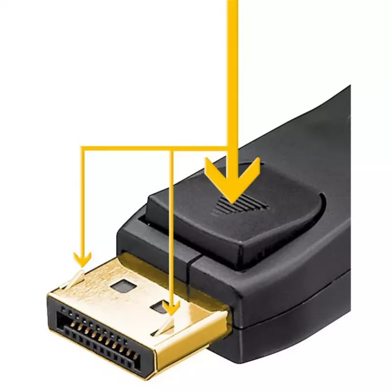 Goobay Essential DisplayPort 2.1 Kabel 8K 144Hz 1 m