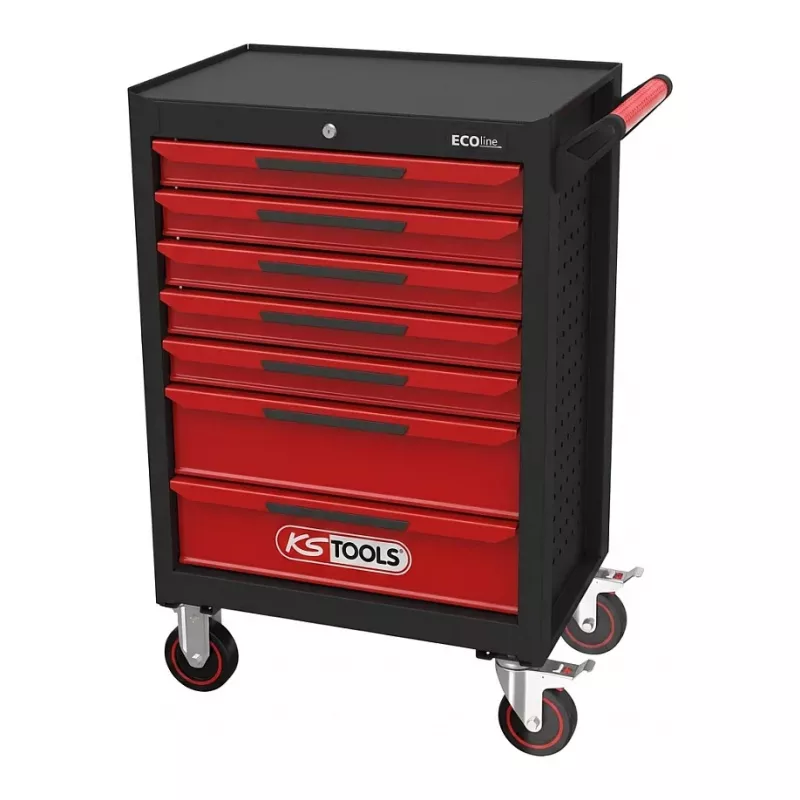 KS Tools ECOline Werkstattwagen 7 Schubladen
