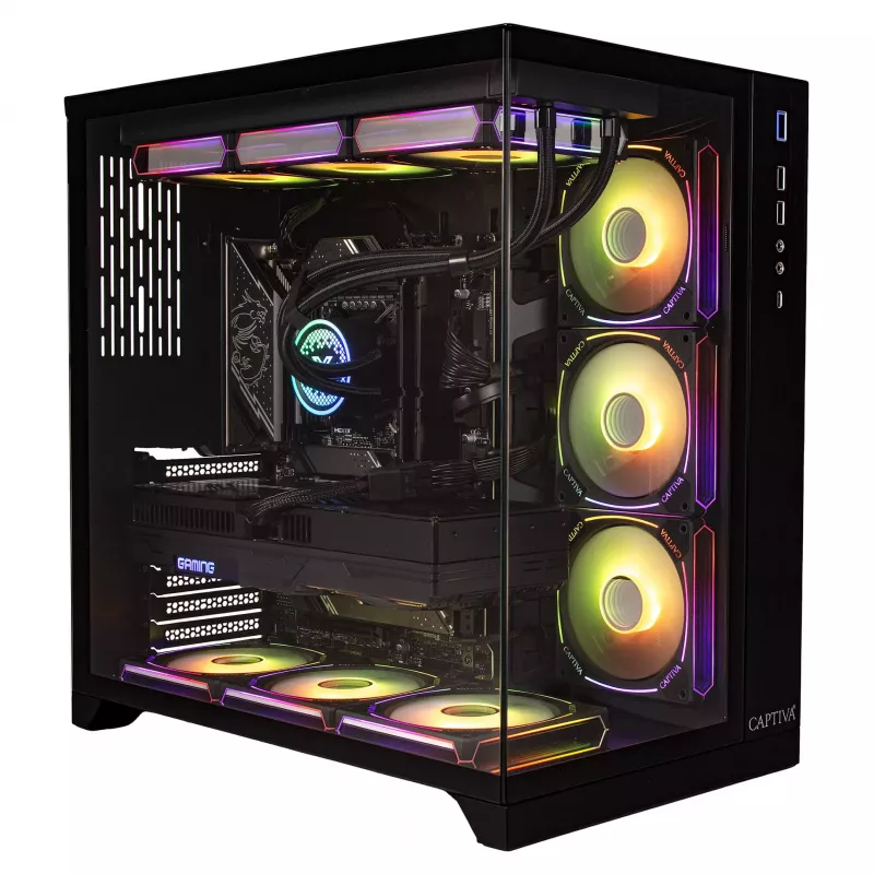 CAPTIVA R89-083 High-End Gaming-PC Ryzen 7 9800X3D 32GB DDR5 2TB NVMe SSD RTX 5080 Windows 11