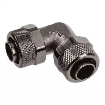Adapter 90° 13/10mm auf 13/10mm - Nickel Schwarz