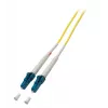 EFB-Elektronik ECOFIBER Simplex LC-LC Singlemode-Glasfaser-Patchkabel, G.657.A2, 0,5 m, 2,0 mm, gelb, 9/125 µm