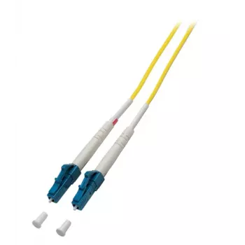 EFB-Elektronik ECOFIBER Simplex LC-LC Singlemode-Glasfaser-Patchkabel, G.657.A2, 0,5 m, 2,0 mm, gelb, 9/125 µm