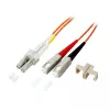 EFB-Elektronik Duplex Jumper LC-SC OM1 62.5/125µm 1m Orange LSZH 2.0mm Glasfaser-Patchkabel