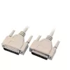 EFB-Elektronik Serielles Datenkabel 1:1, 2x D-Sub 25 Stecker-Stecker, 2,0m, Beige