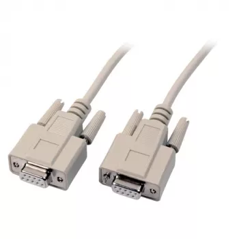 EFB-Elektronik Serielles Datenkabel 1:1, 2x D-Sub 9 Buchse, 2,0 m, Beige (EK152.2)