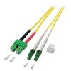 EFB Elektronik Glasfaser-Patchkabel LC/APC Singlemode (M) 1 m Gelb