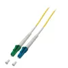 EFB Elektronik Glasfaser-Patchkabel LC-LC Singlemode OS2 Duplex 1 m Gelb LSZH