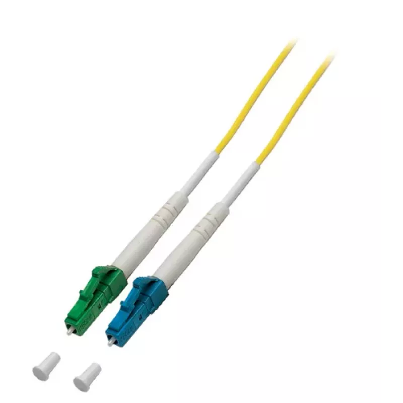 EFB Elektronik Glasfaser-Patchkabel LC-LC Singlemode OS2 Duplex 1 m Gelb LSZH