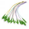 EFB Elektronik Fiber Pigtail LC-APC 9/125 µm OS2, 12-Color Set, 2m