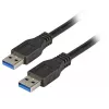 EFB Elektronik Premium USB 2.0 Kabel - USB Typ A Stecker auf USB Typ B Stecker - 0,5 m - Schwarz
