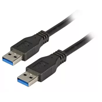 EFB Elektronik Premium USB 2.0 Kabel - USB Typ A Stecker auf USB Typ B Stecker - 0,5 m - Schwarz