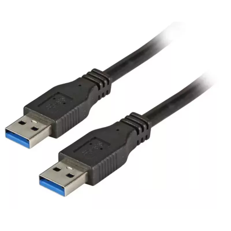EFB Elektronik Premium USB 2.0 Kabel - USB Typ A Stecker auf USB Typ B Stecker - 0,5 m - Schwarz