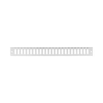 EFB Elektronik Frontplatte 24 x SC Duplex/LC Quad Vertikal, Grau