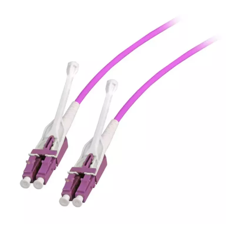 EFB Elektronik Duplex Jumper LC-LC OM4 3m mit Push/Pull-Tab und wechselbarer Polarität