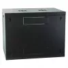 EFB 19 inch Wandgehäuse 9U, fest, Einzelabschnitt, RAL 9005, Tiefe 600 mm