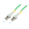 EFB Elektronik Patchkabel LC/PC auf LC/PC Multimode OM3 Duplex 1 m Aqua LSZH