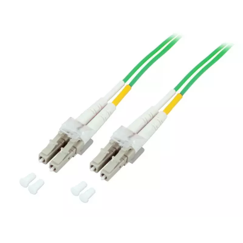 EFB Elektronik Patchkabel LC/PC auf LC/PC Multimode OM3 Duplex 1 m Aqua LSZH