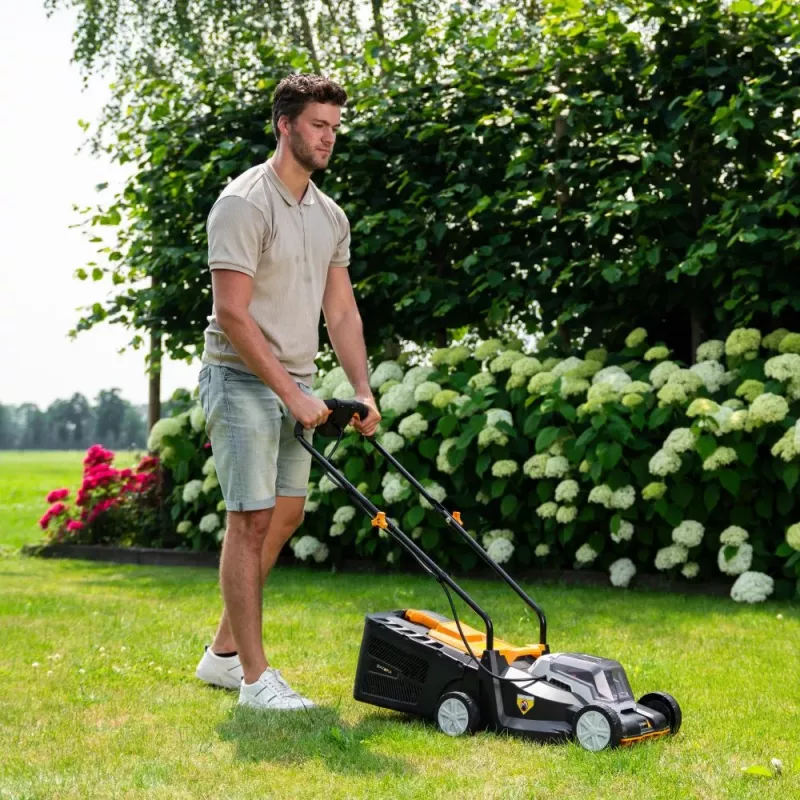 Batavia 18V Akku-Rasenmäher 32 cm - Gerät ohne Akku und Ladegerät - Maximale Schnittfläche 200 m²