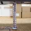 LogiLink KAB0064 Vertikale ergonomische Maus, kabelgebunden, USB, optisch, 800/1200/1600 DPI, 6 Tasten, Silber