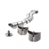 LogiLink KAB0064 Vertikale ergonomische Maus, kabelgebunden, USB, optisch, 800/1200/1600 DPI, 6 Tasten, Silber