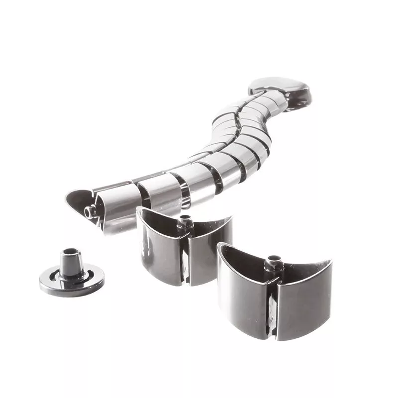 LogiLink KAB0064 Vertikale ergonomische Maus, kabelgebunden, USB, optisch, 800/1200/1600 DPI, 6 Tasten, Silber
