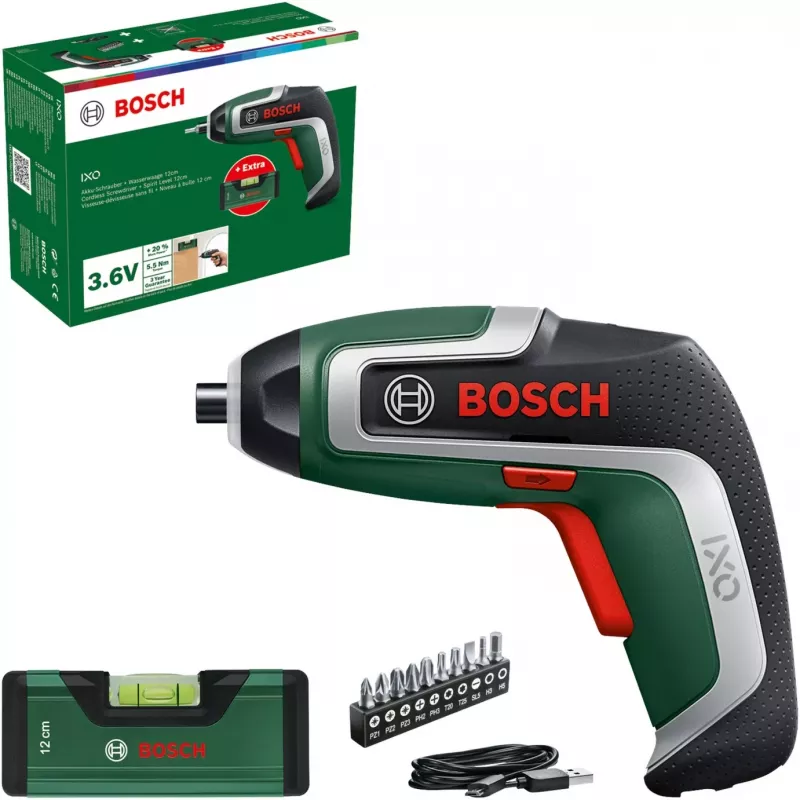 Bosch IXO 7 Level Set Akku-Schrauber 2,0 Ah (06039E0008)