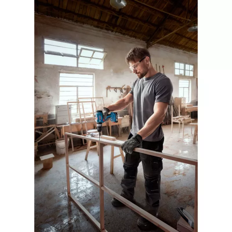 Bosch GSB 18V-25 Professional Akku-Schlagbohrschrauber, Einzelpack, 18 V, Blau/Schwarz, ohne Akku