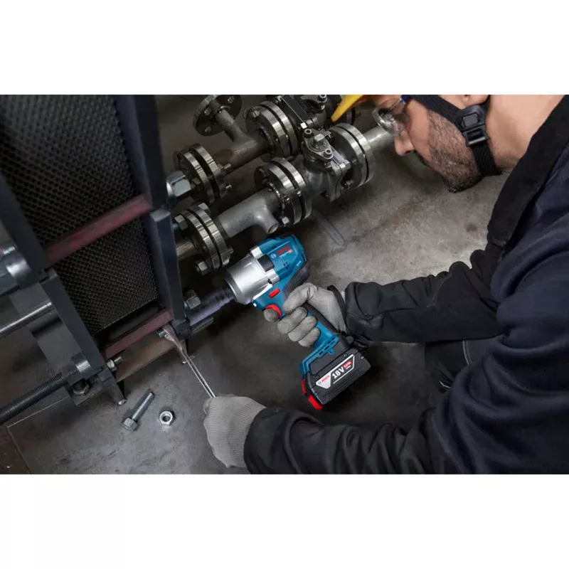 Bosch GDS 18V-780 Professional Akku-Schlagschrauber, Blau, Maschinengerät (06019P4003)